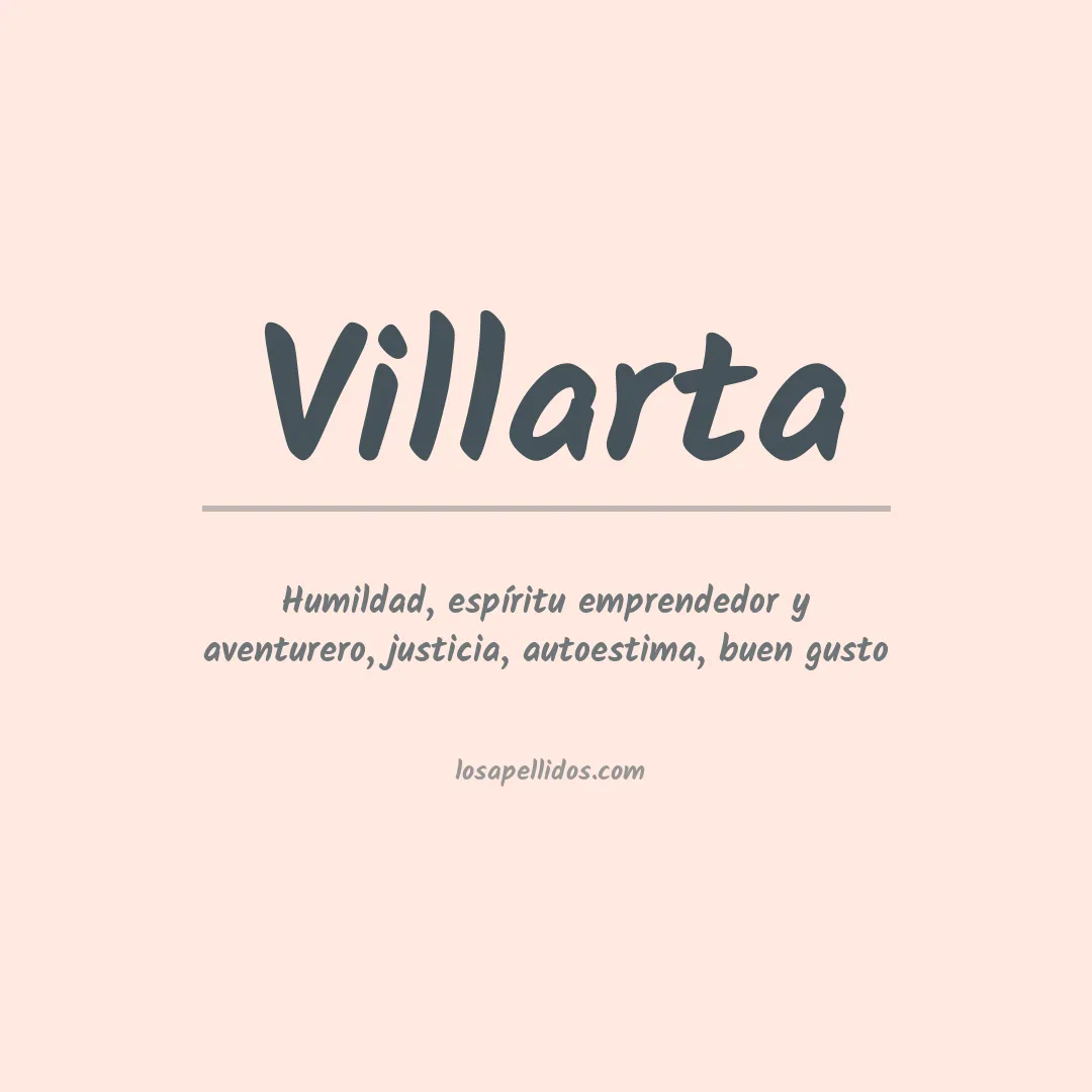 Apellido Villarta