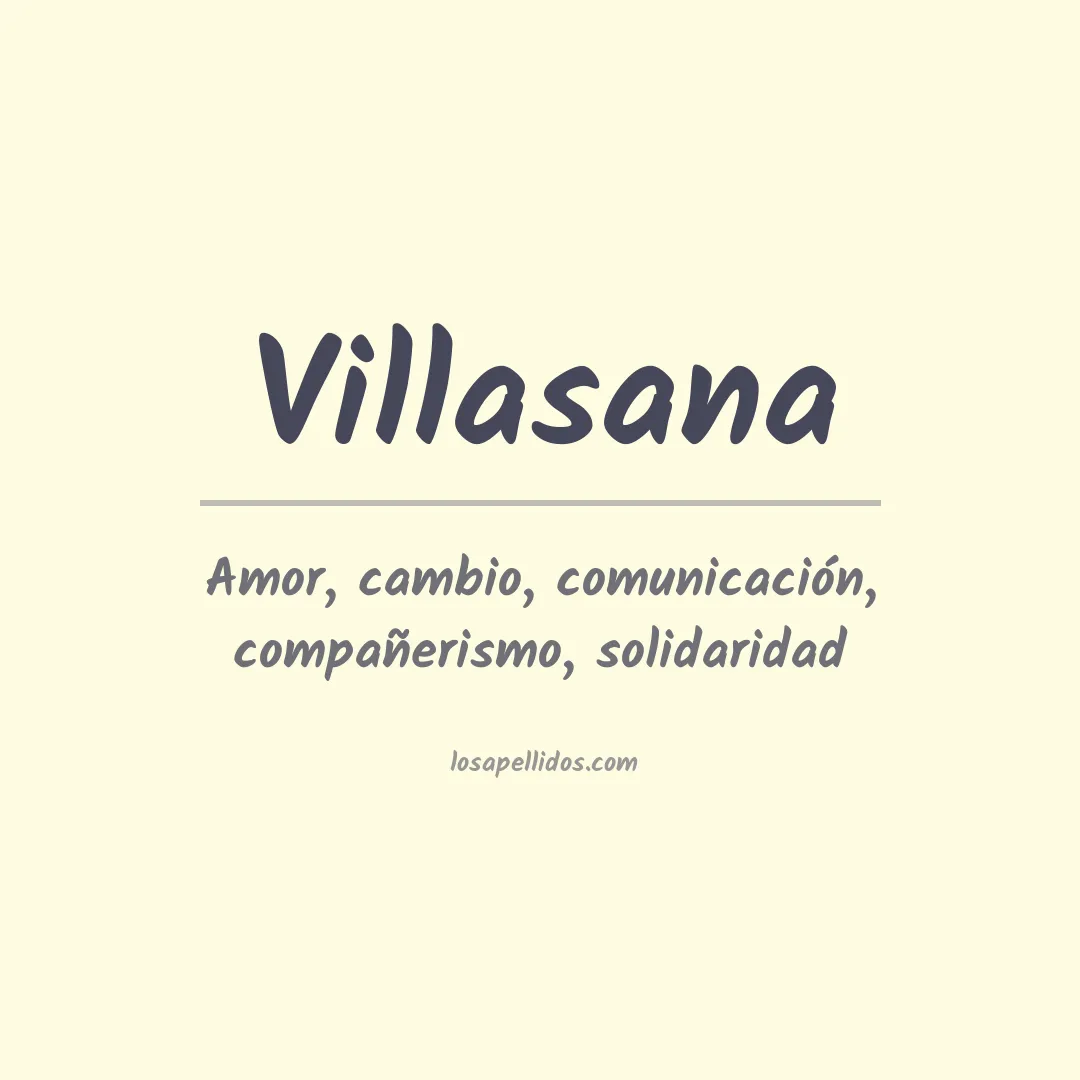 Apellido Villasana
