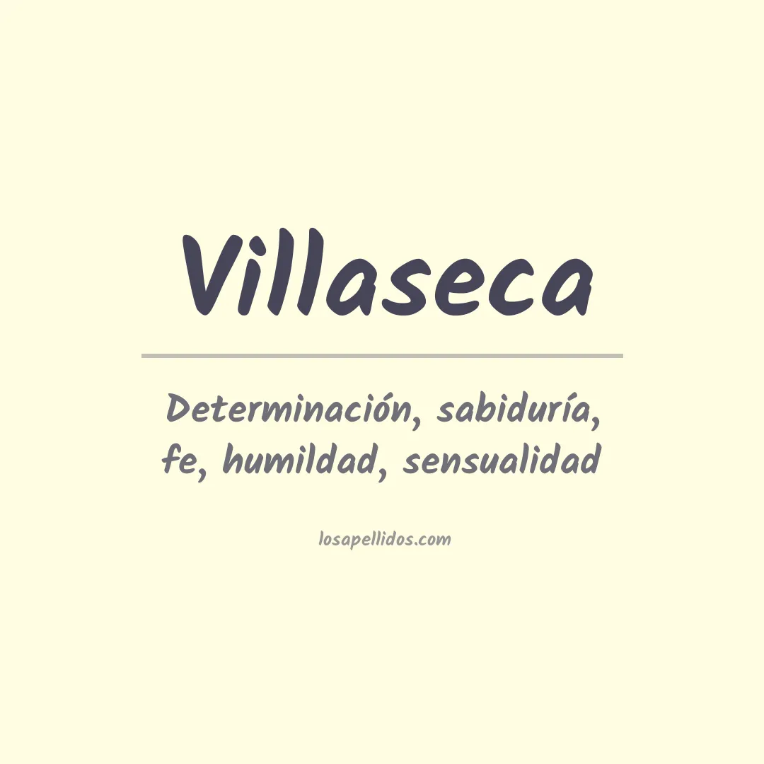 Apellido Villaseca