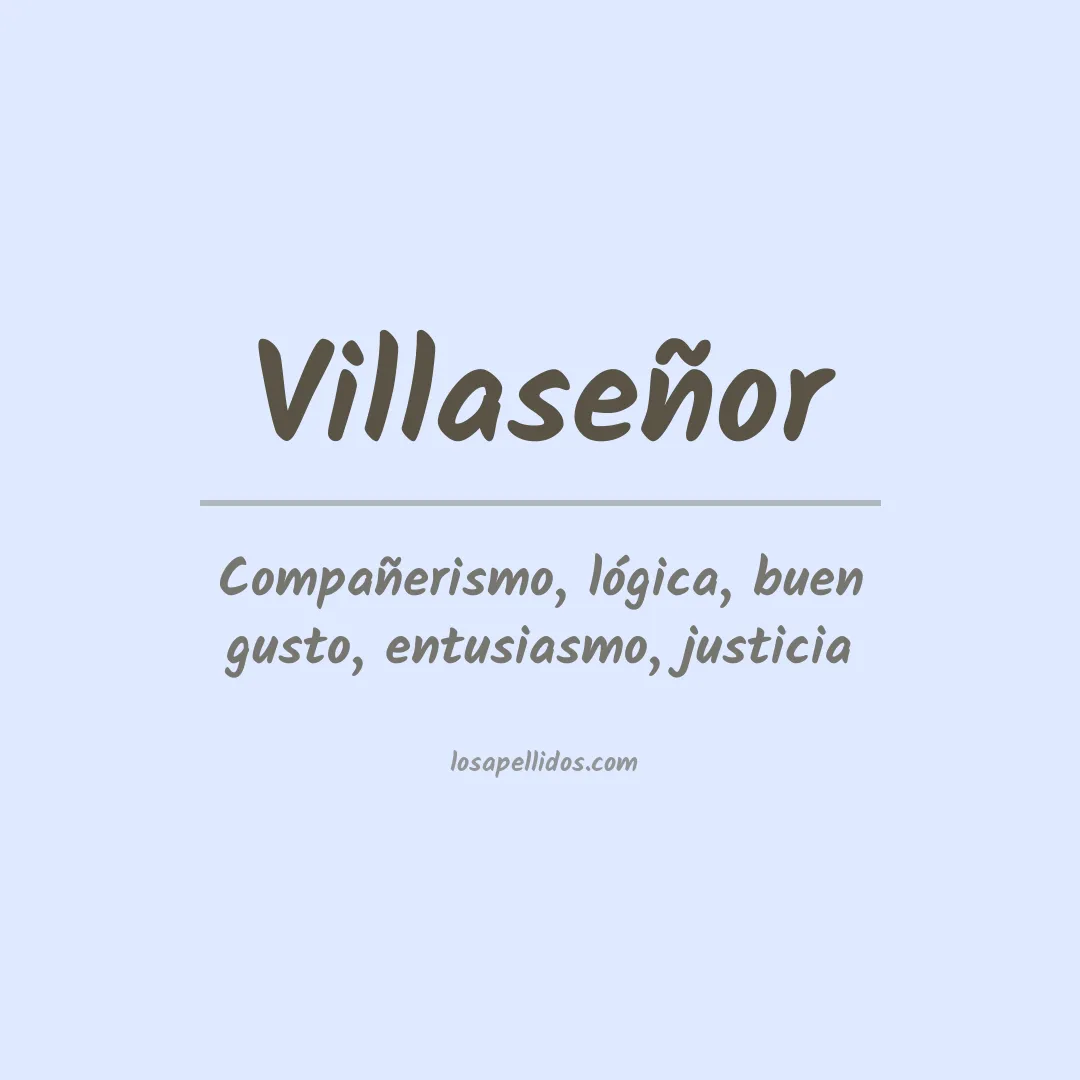 Apellido Villaseñor