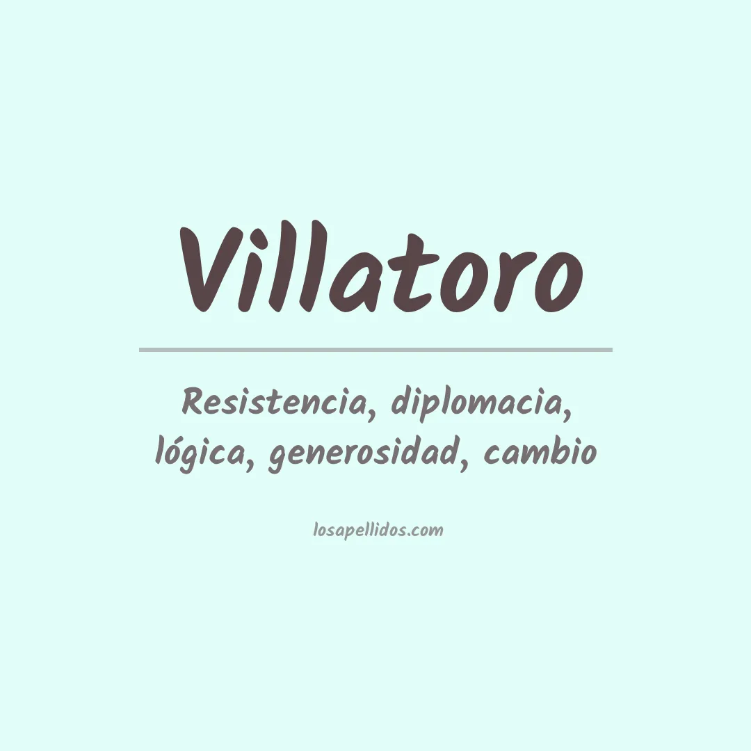 Apellido Villatoro