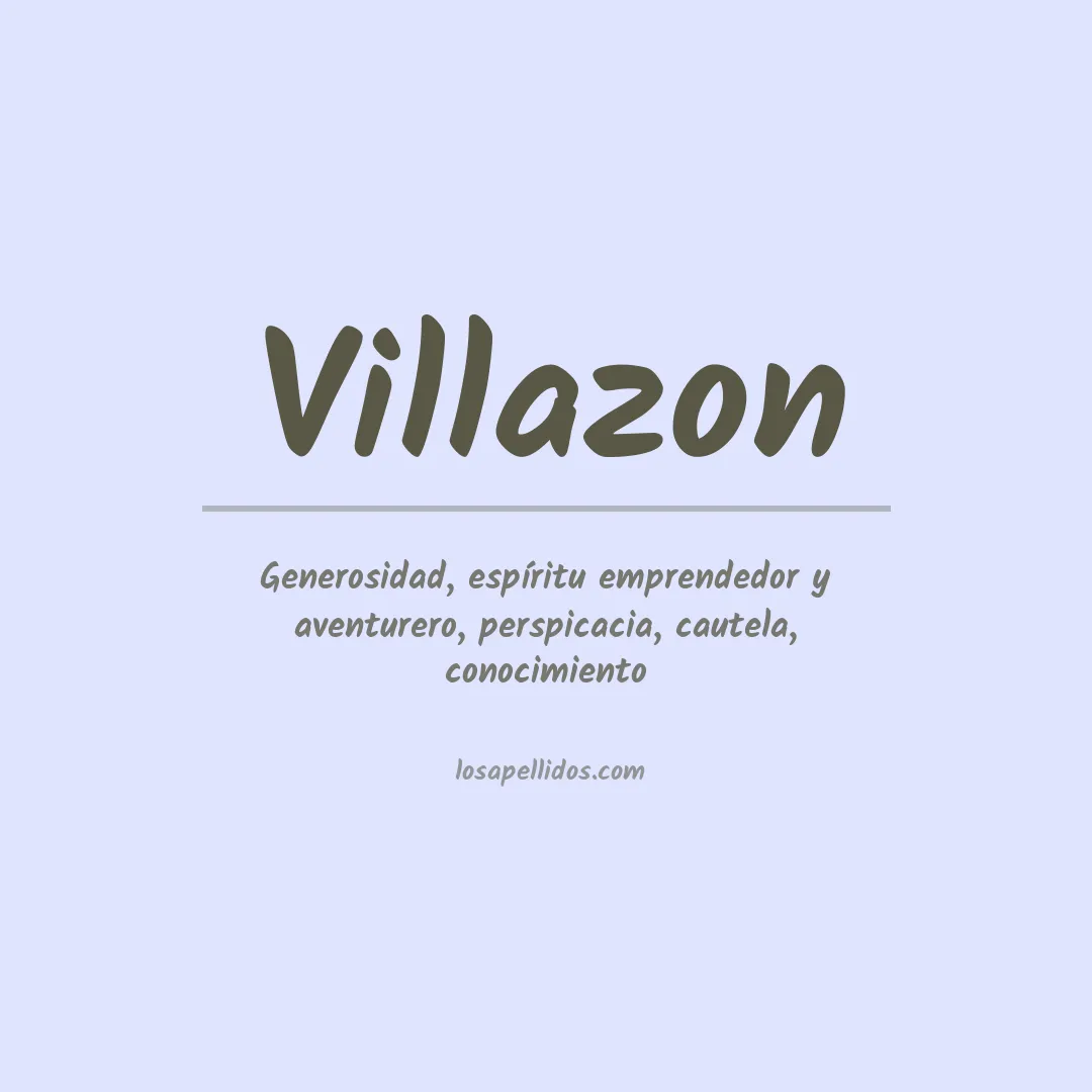 Apellido Villazon