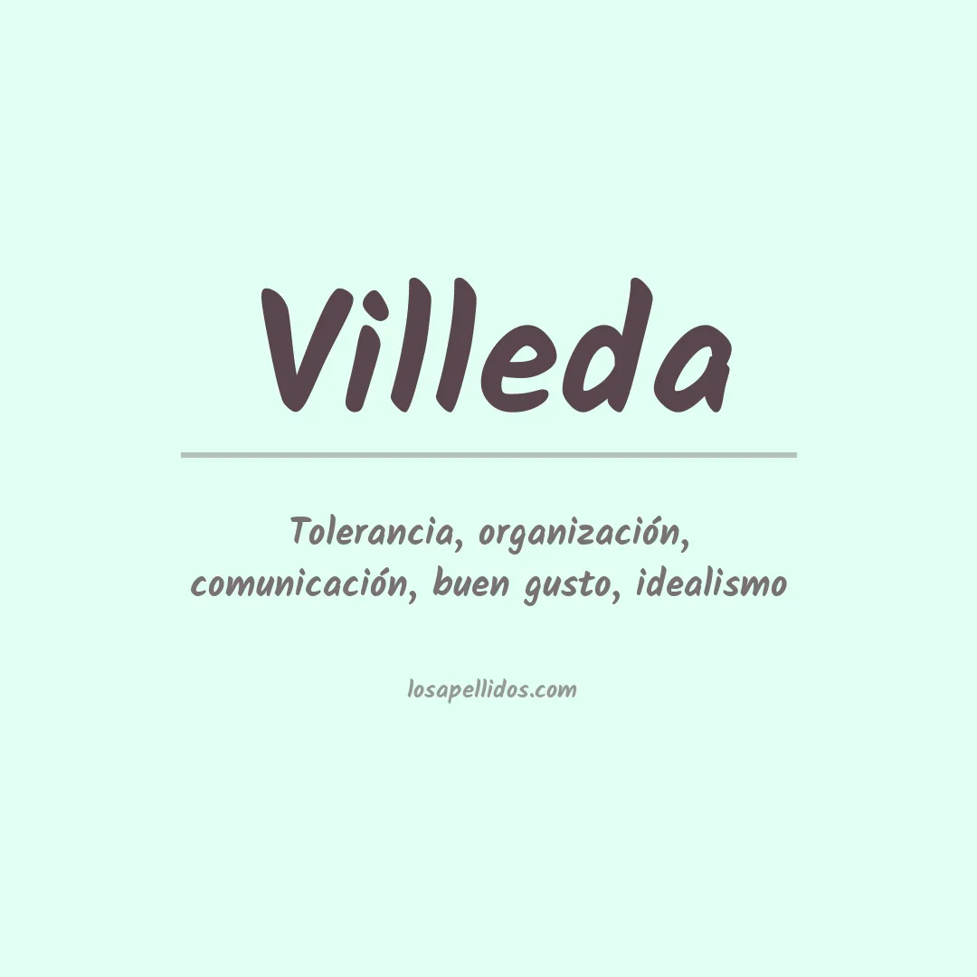 Apellido Villeda