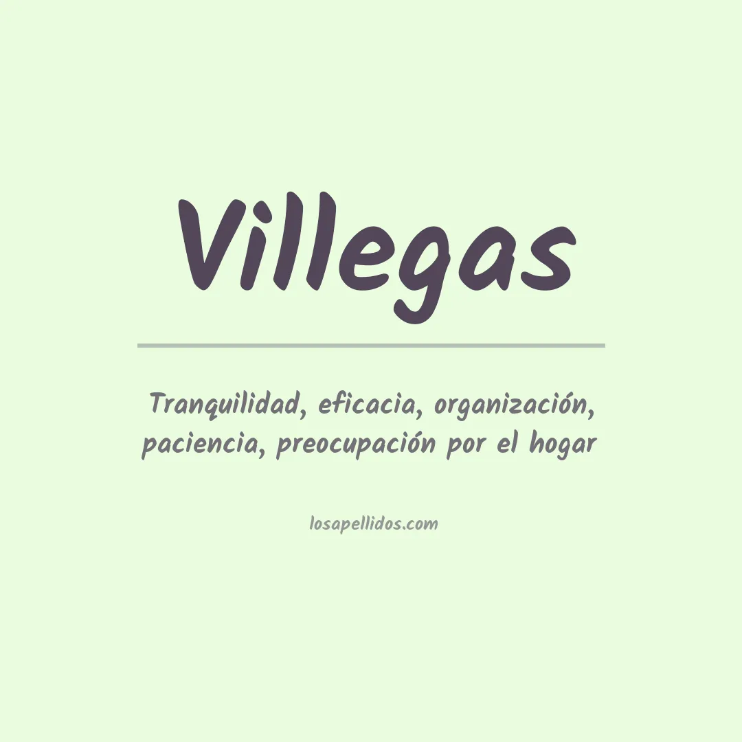 Apellido Villegas