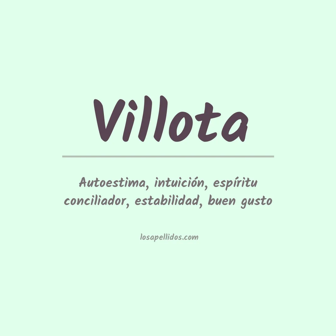 Apellido Villota