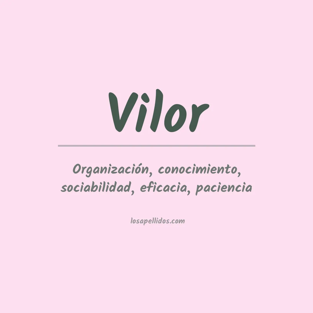 Apellido Vilor