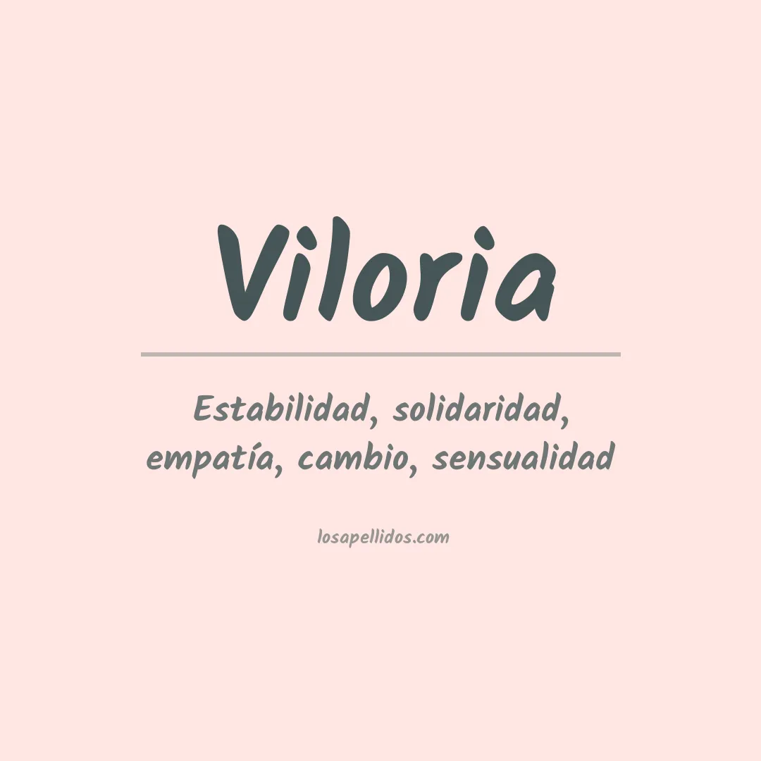 Apellido Viloria
