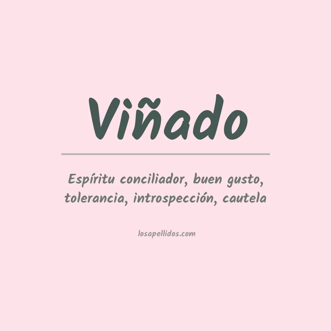 Apellido Viñado