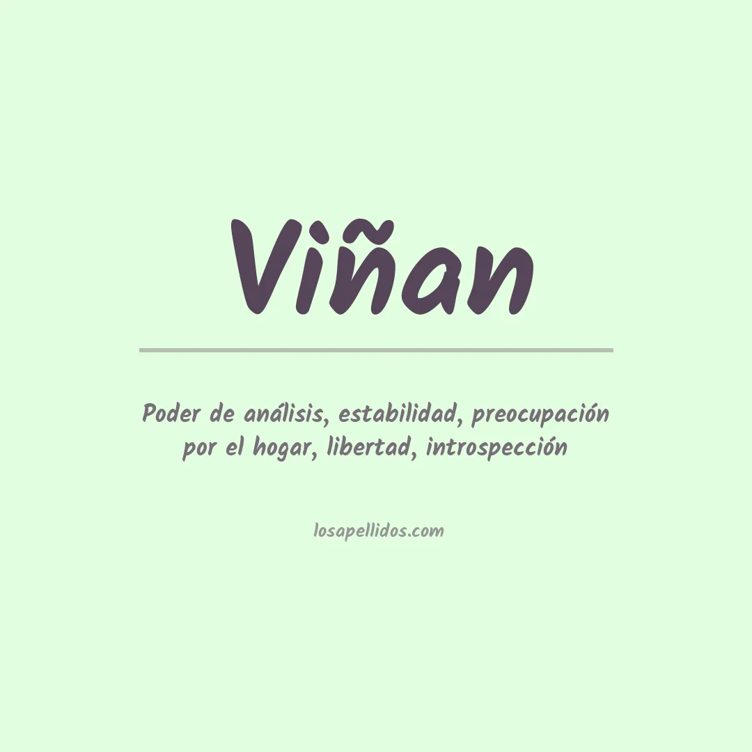 Apellido Viñan