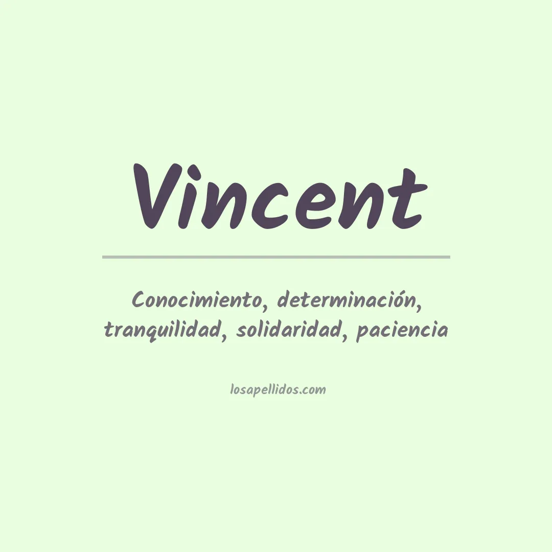 Apellido Vincent