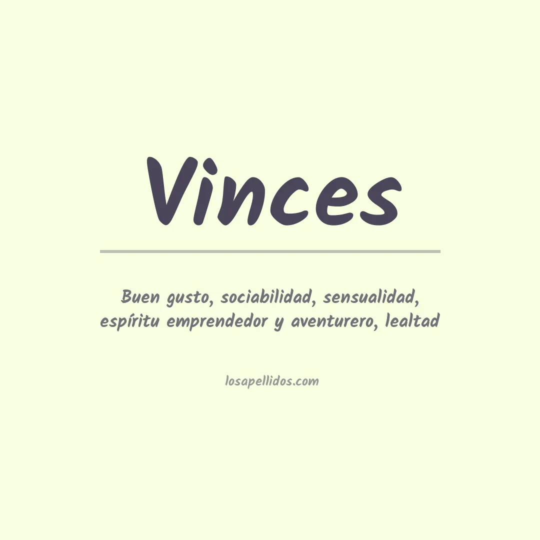 Apellido Vinces