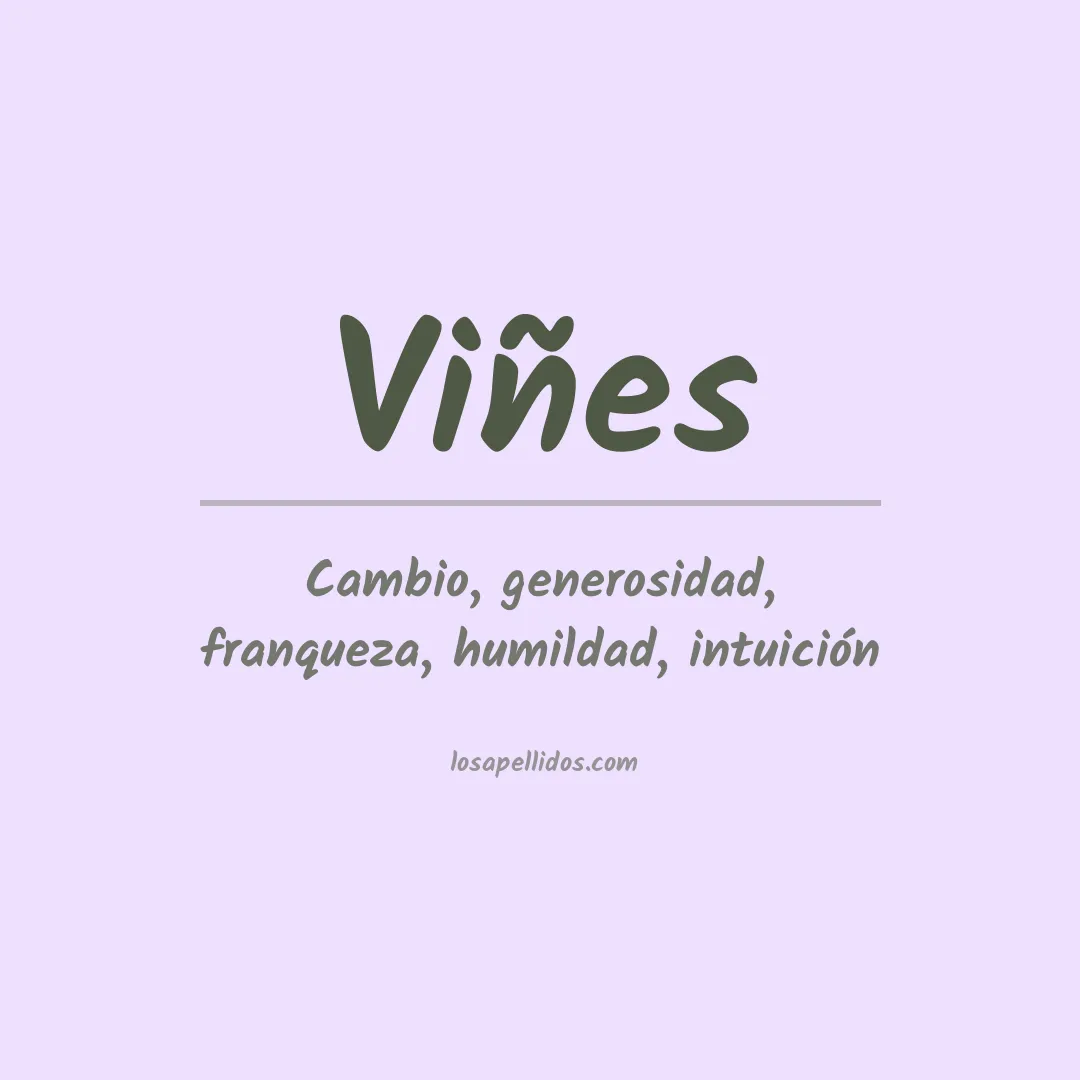 Apellido Viñes