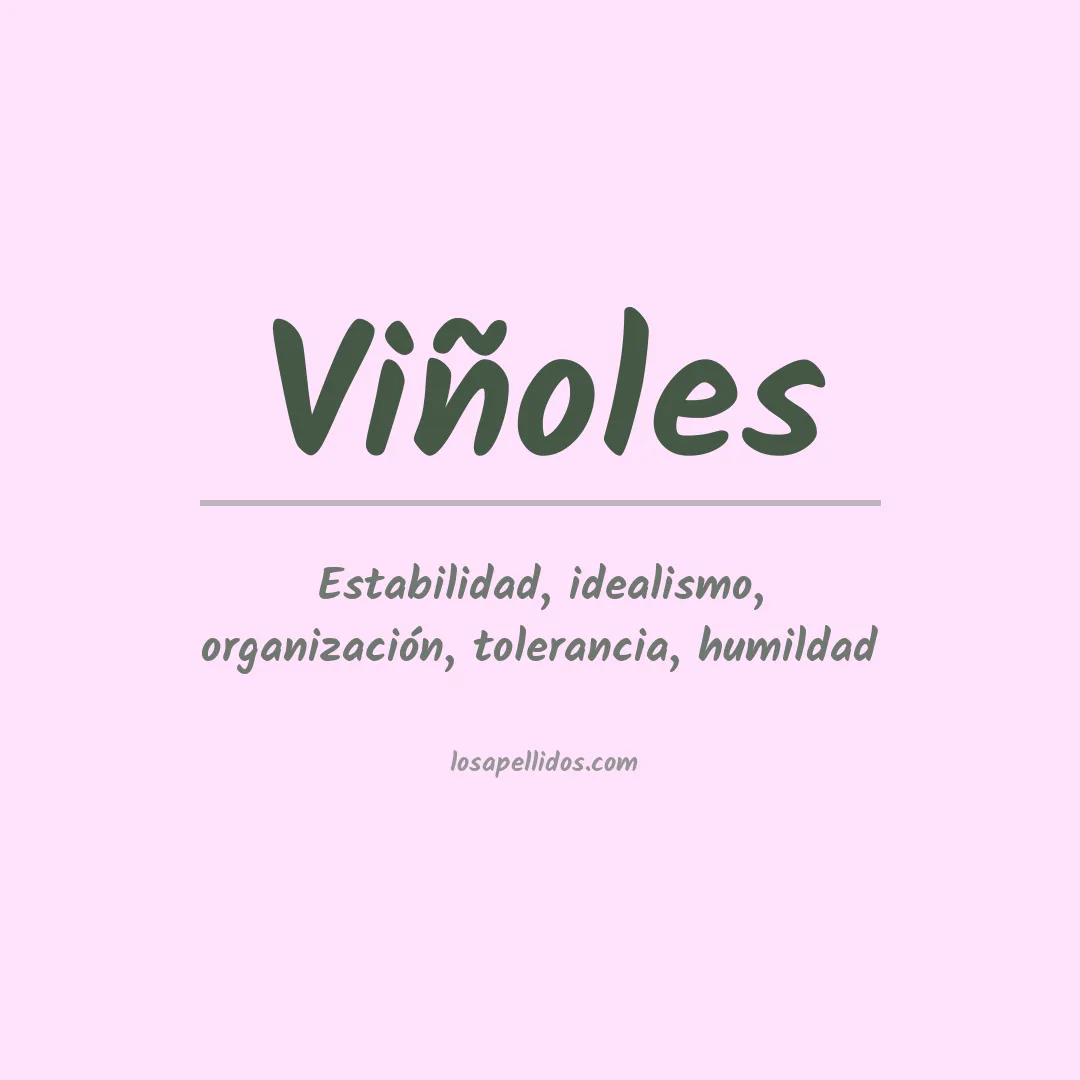 Apellido Viñoles