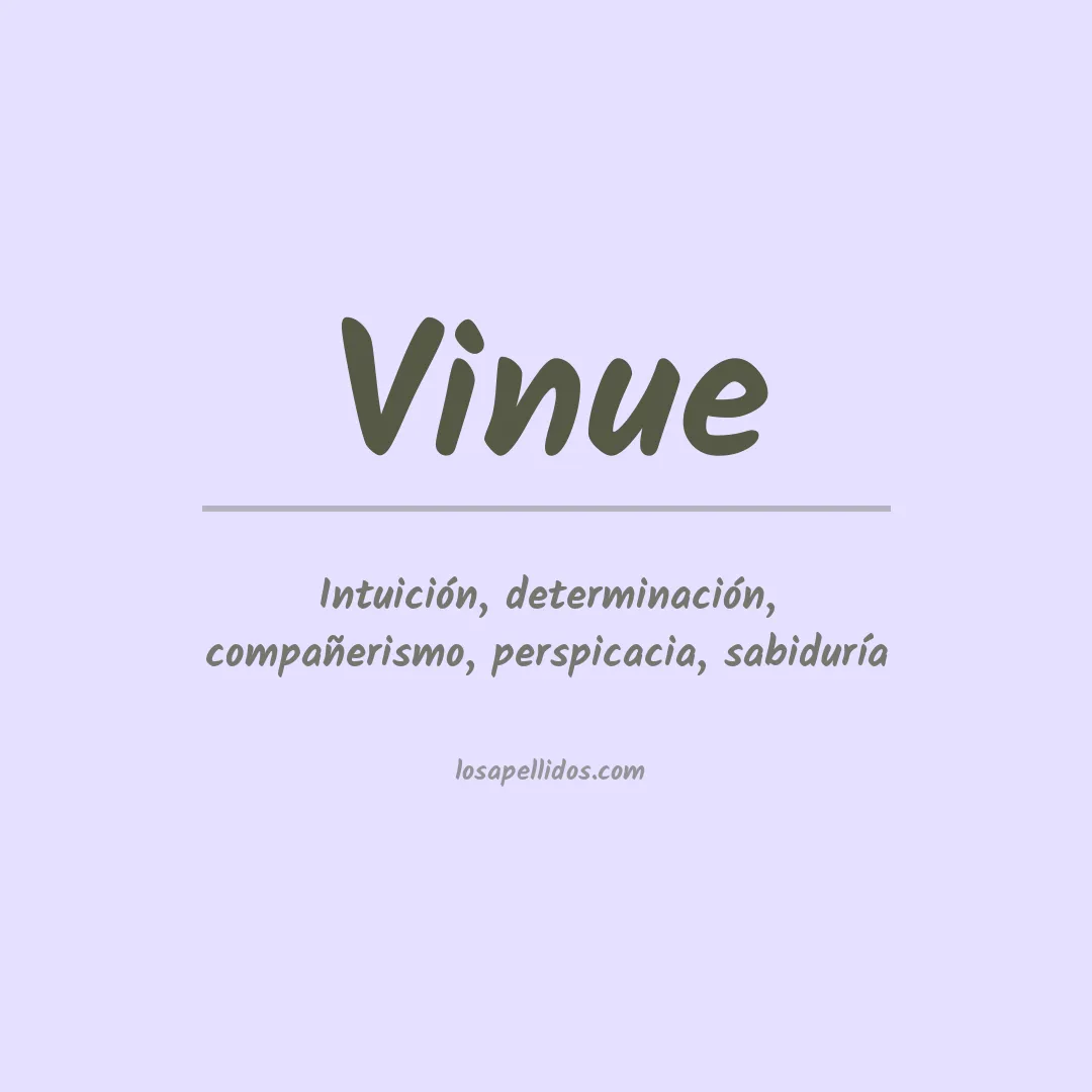 Apellido Vinue