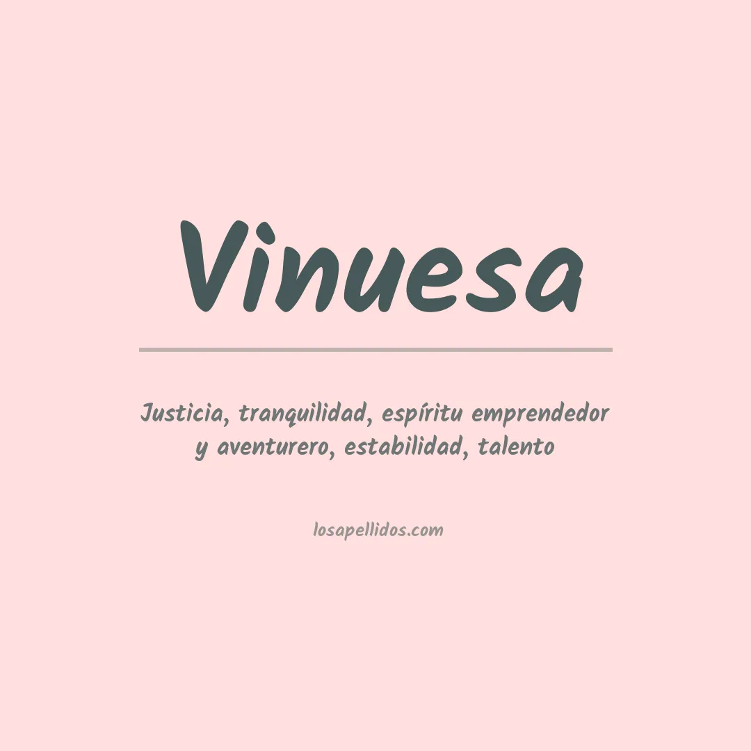 Apellido Vinuesa