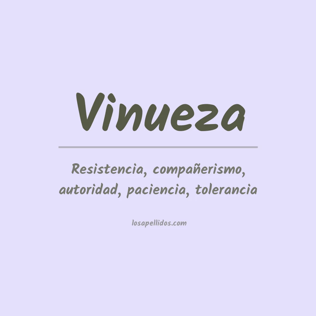 Apellido Vinueza