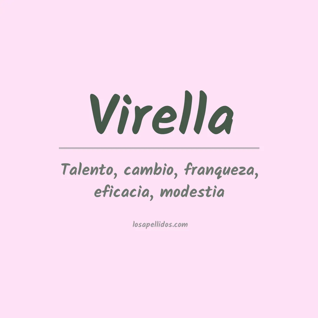 Apellido Virella