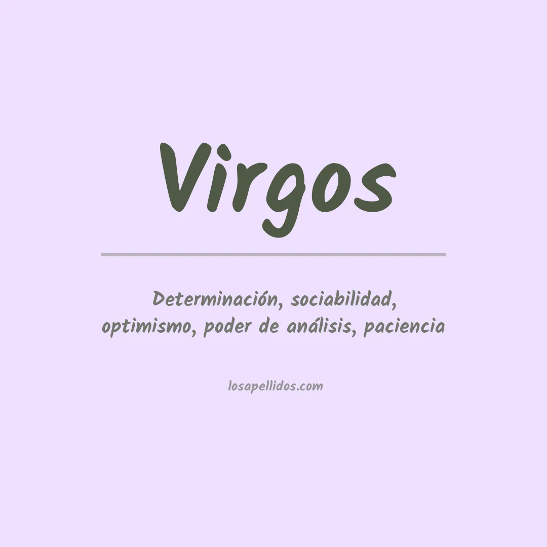 Apellido Virgos