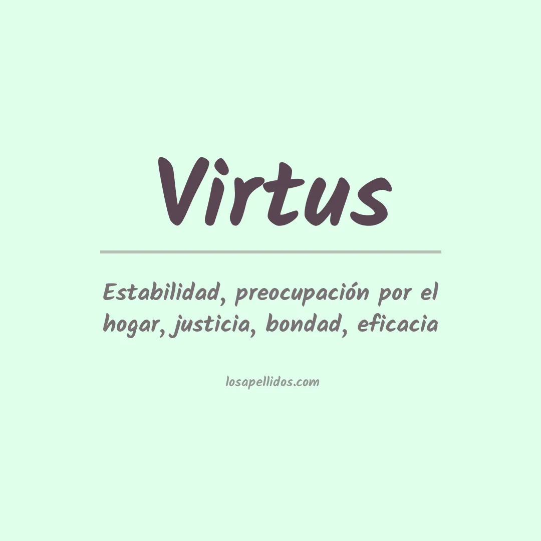 Apellido Virtus