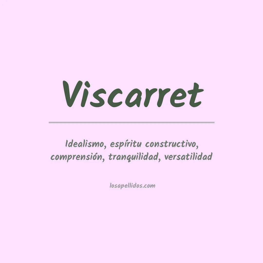 Apellido Viscarret