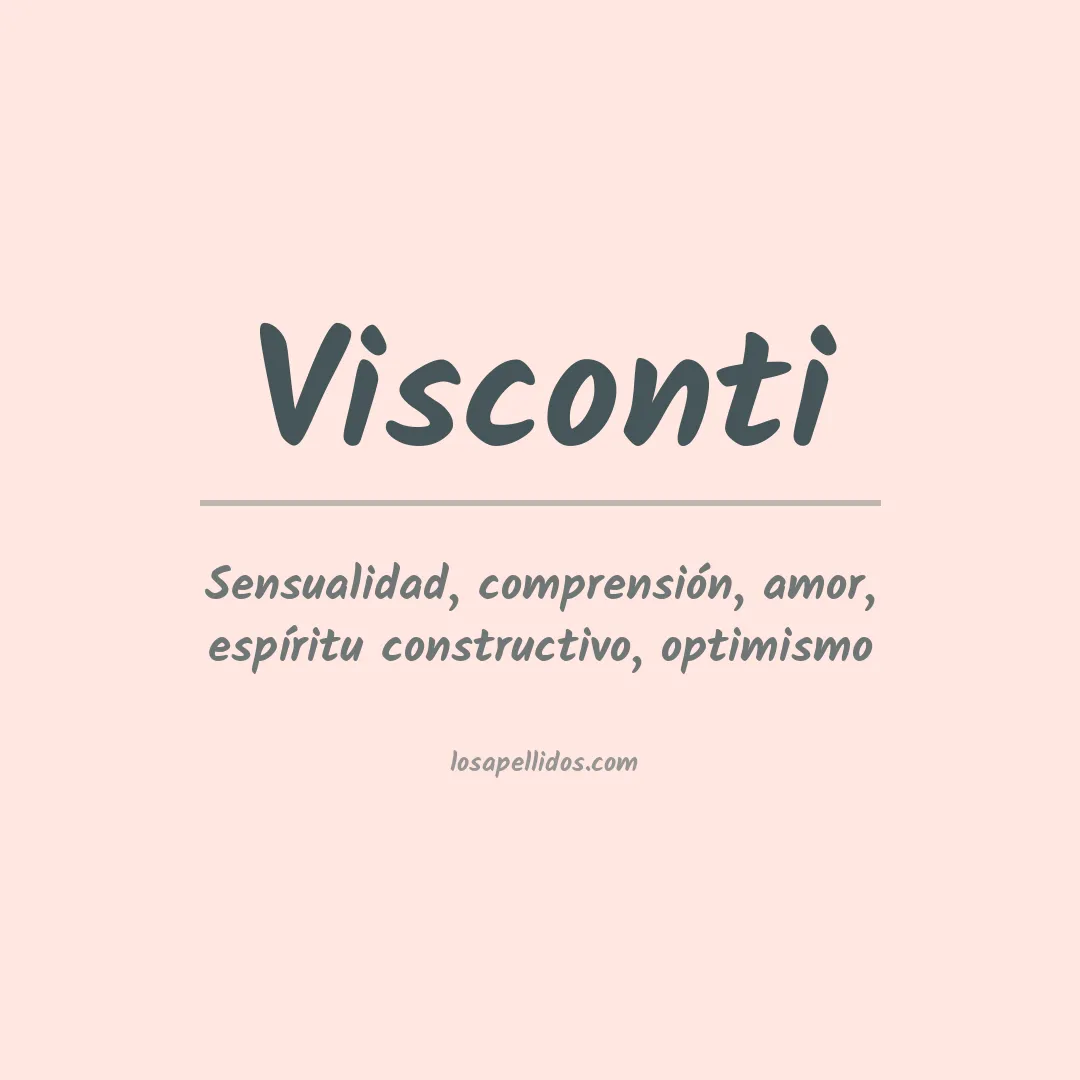 Apellido Visconti