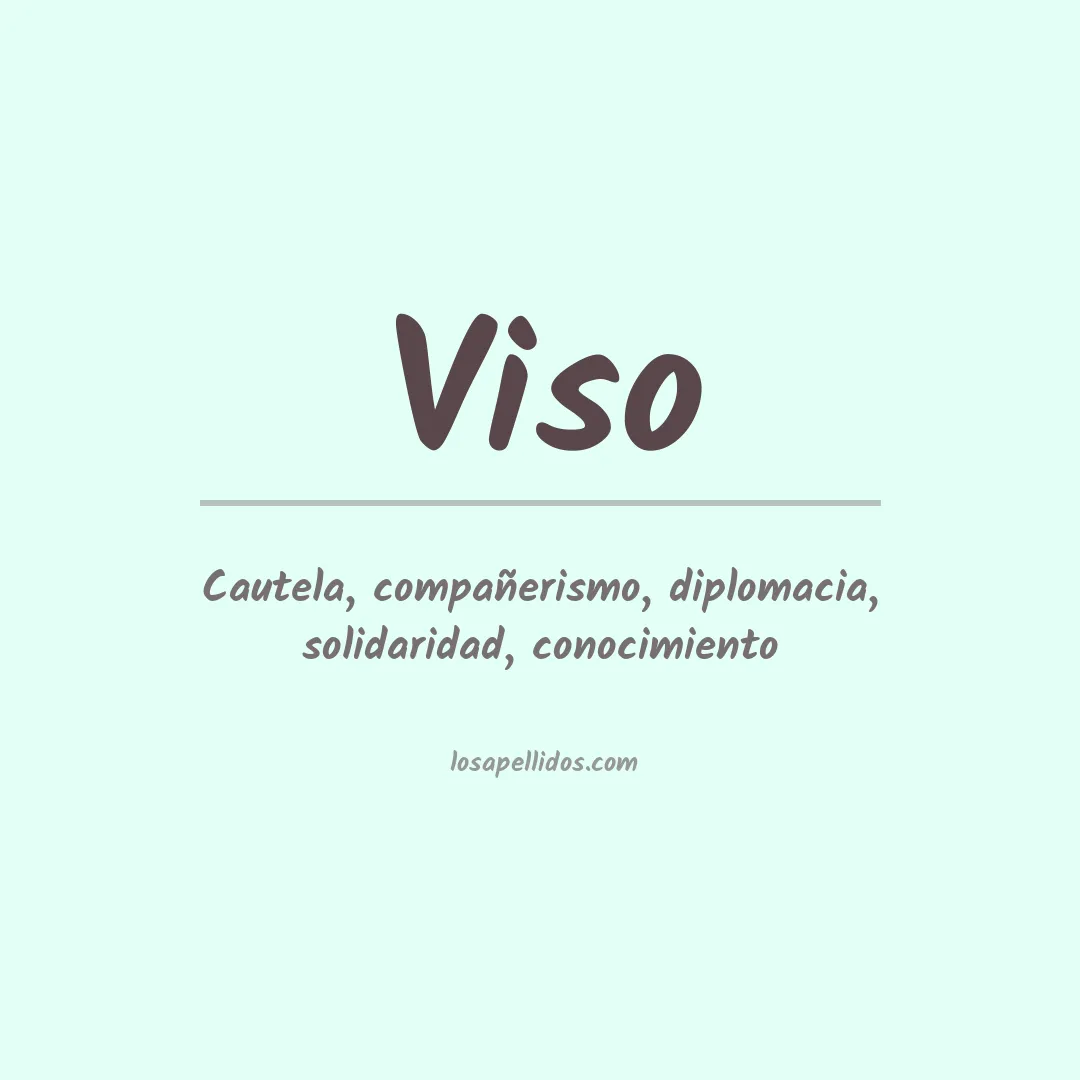 Apellido Viso