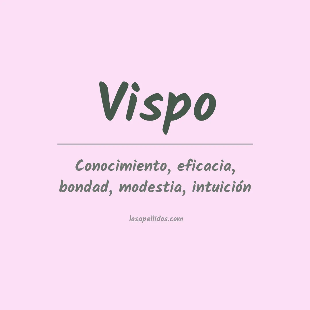 Apellido Vispo
