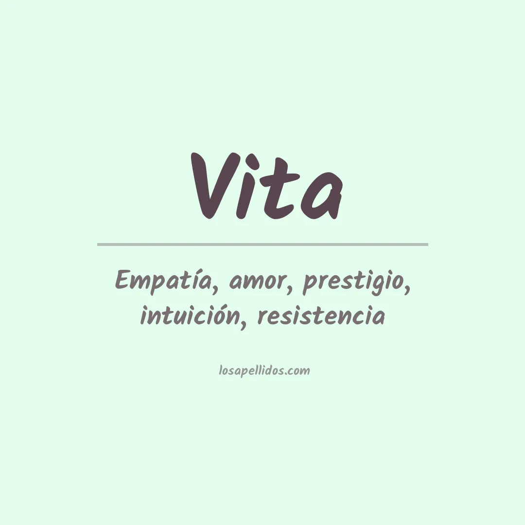 Apellido Vita