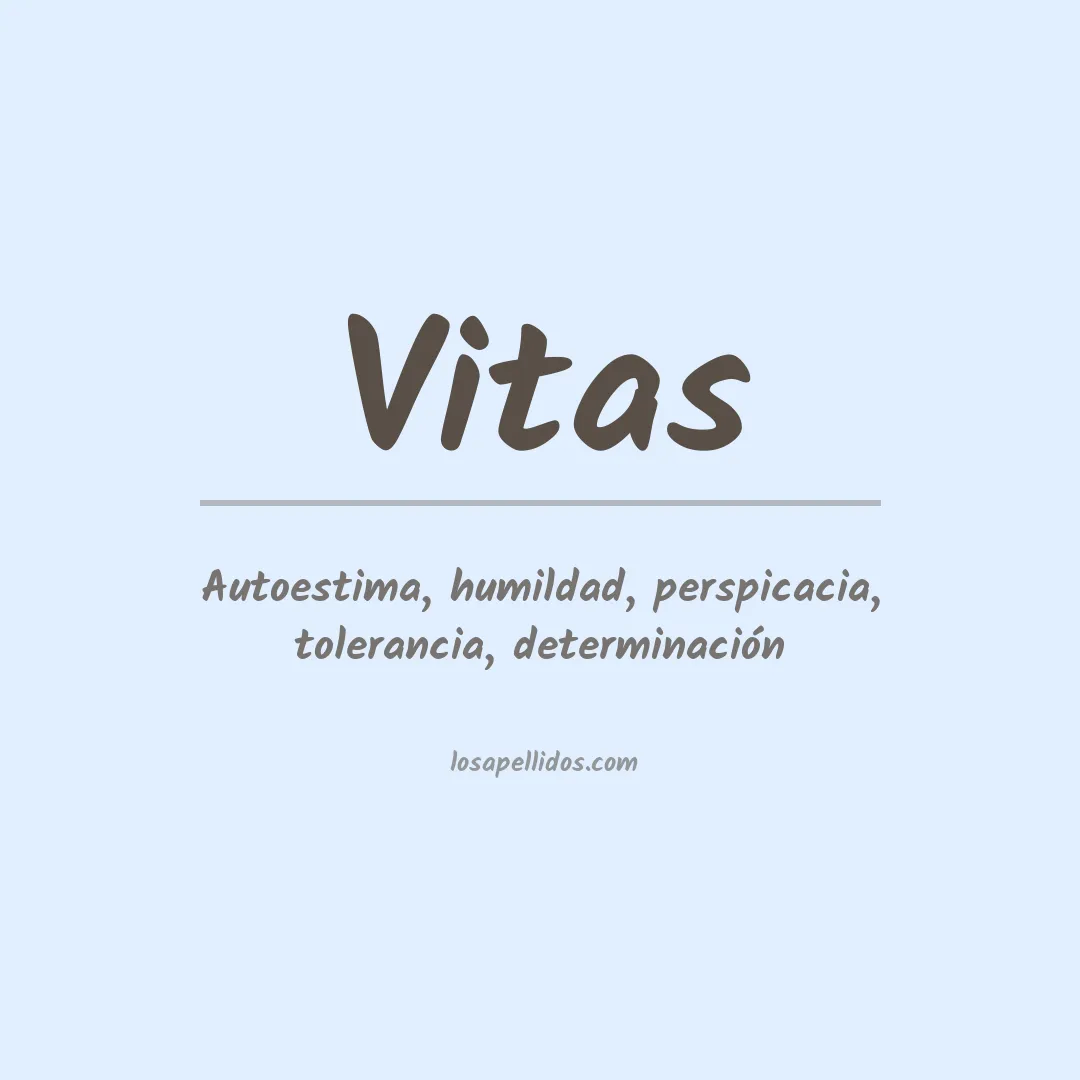 Apellido Vitas