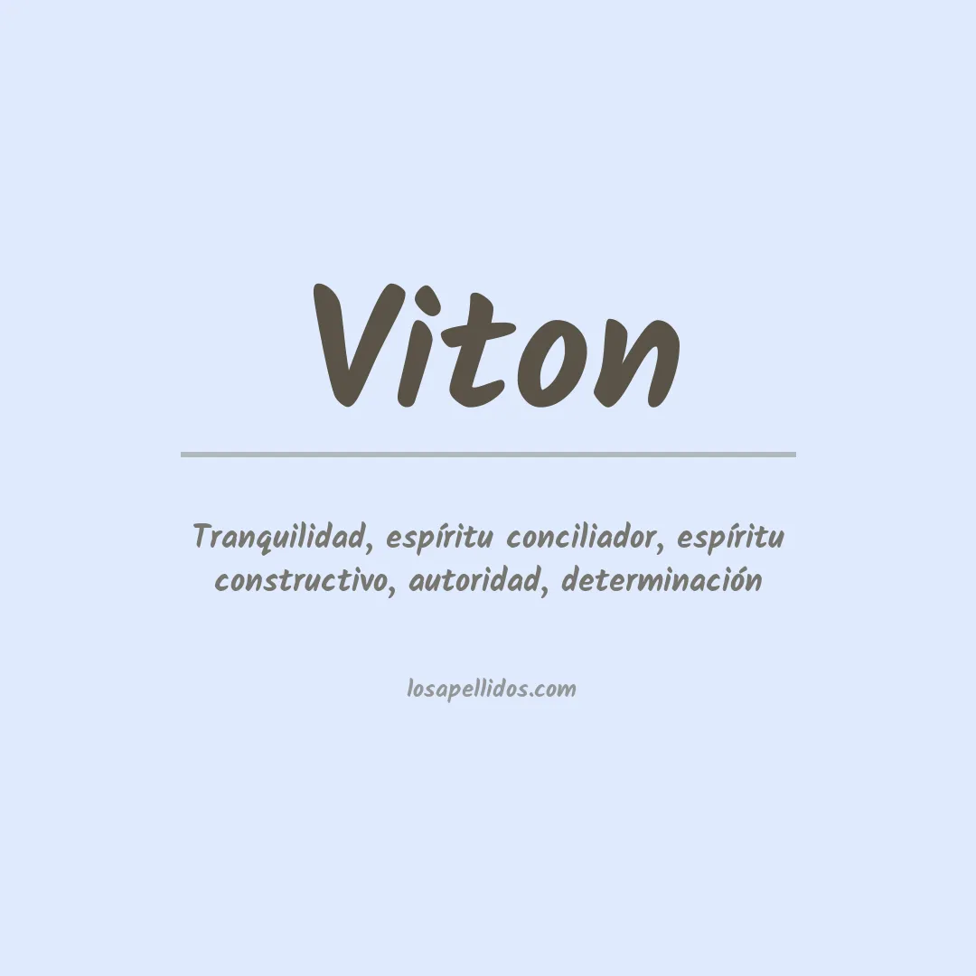 Apellido Viton