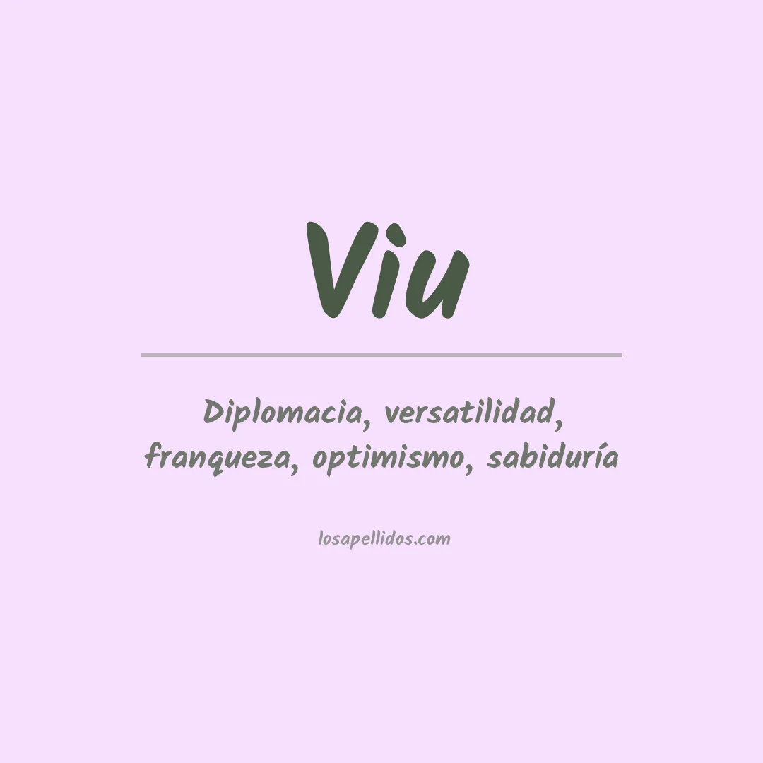 Apellido Viu