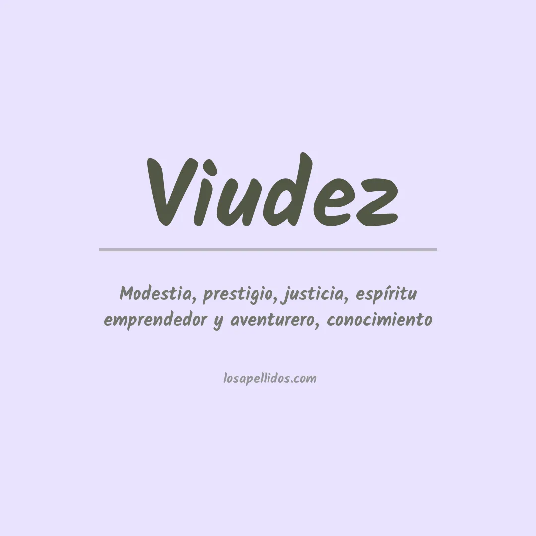 Apellido Viudez