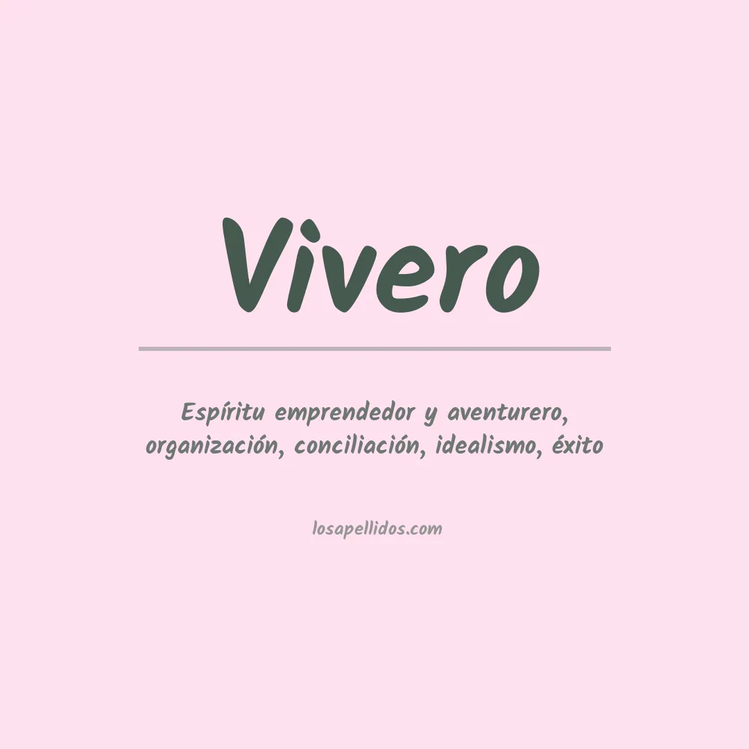 Apellido Vivero