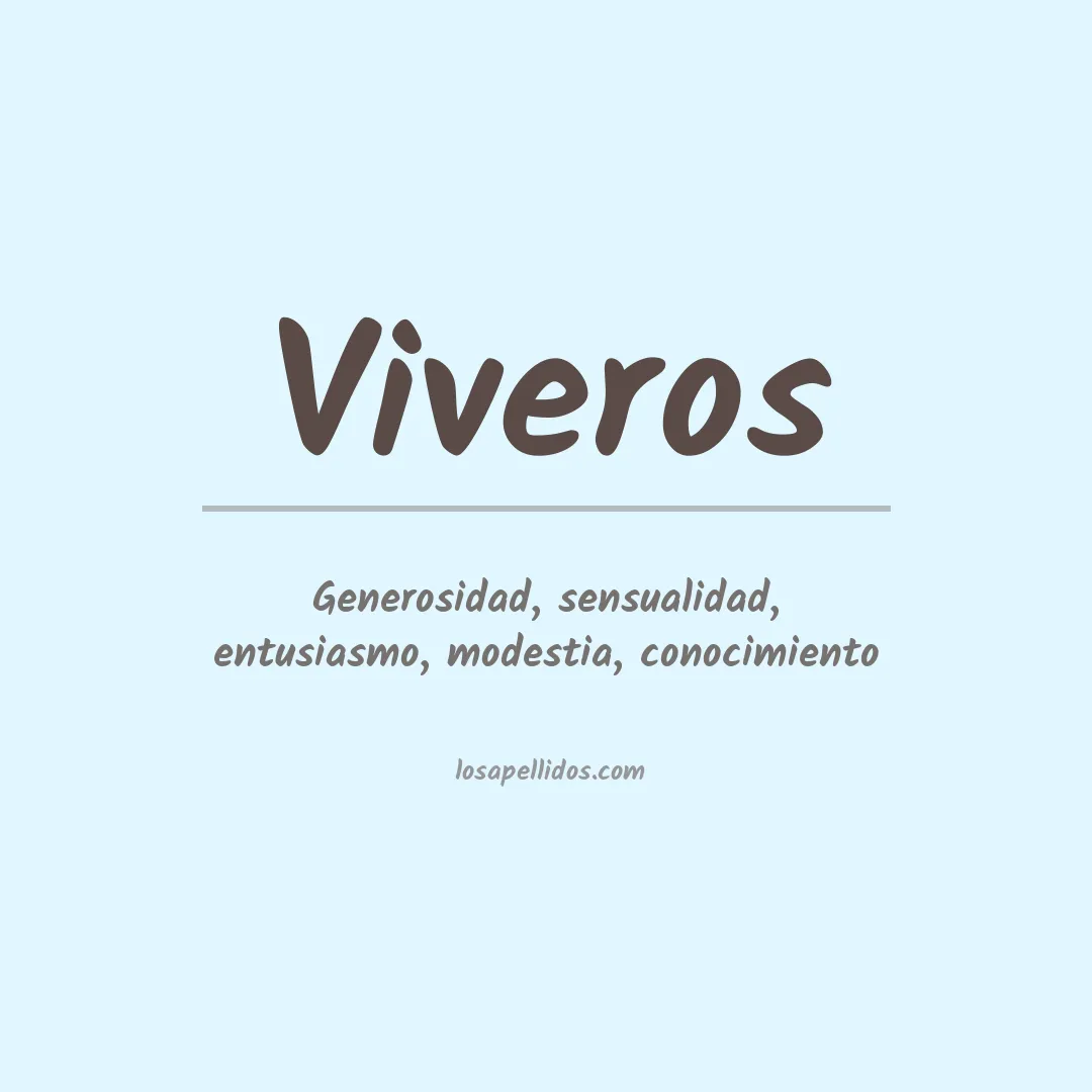 Apellido Viveros