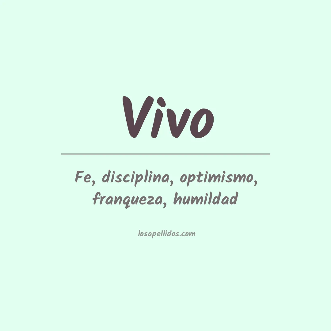 Apellido Vivó