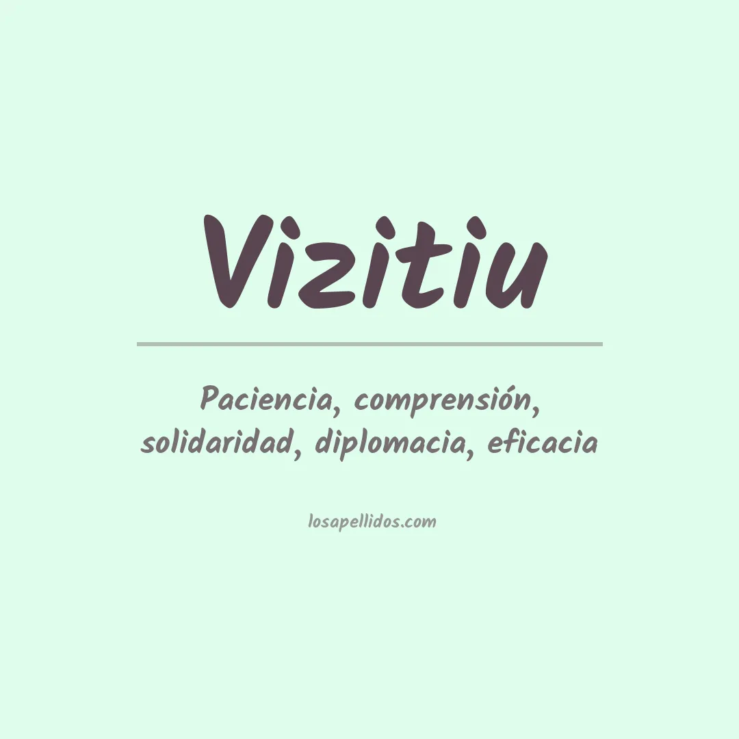 Apellido Vizitiu