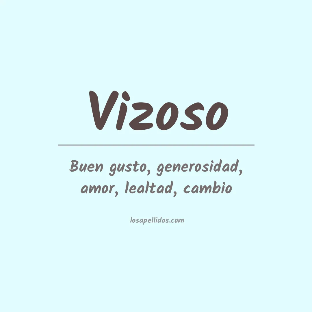 Apellido Vizoso