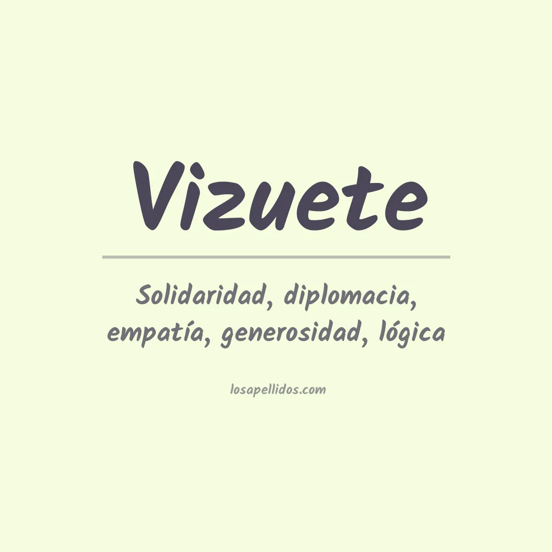Apellido Vizuete