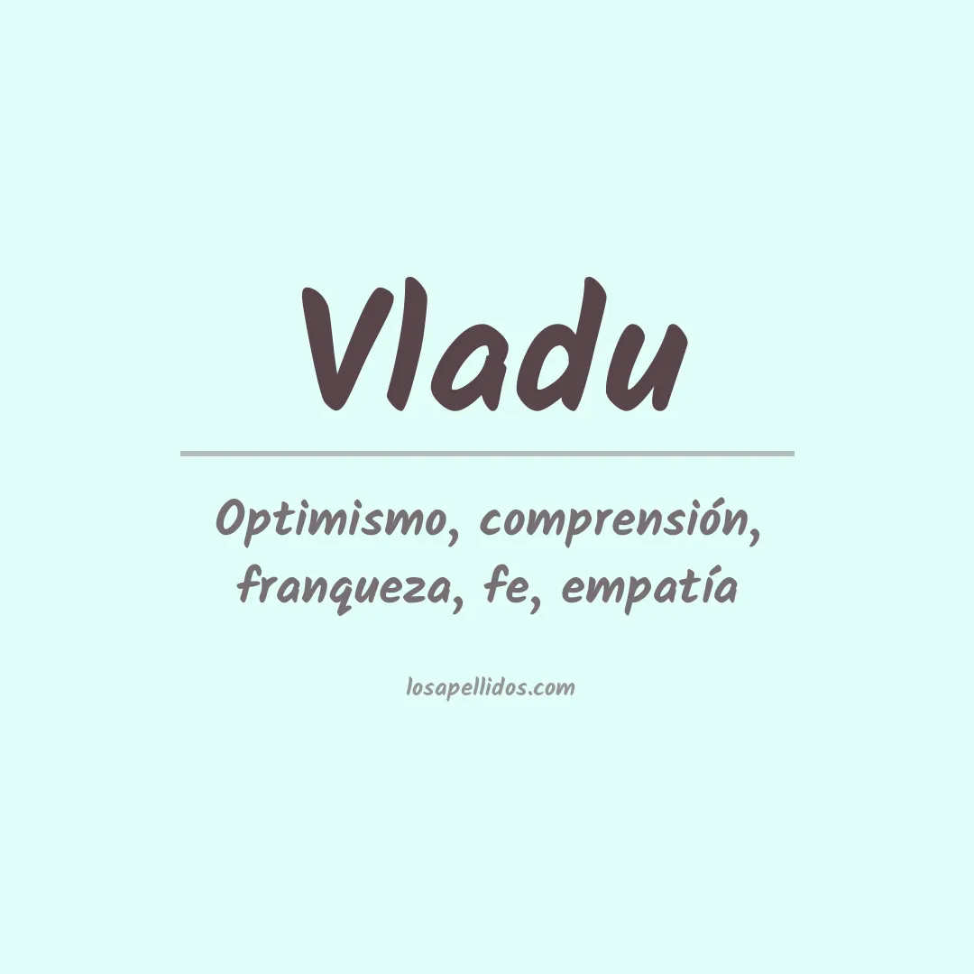 Apellido Vladu