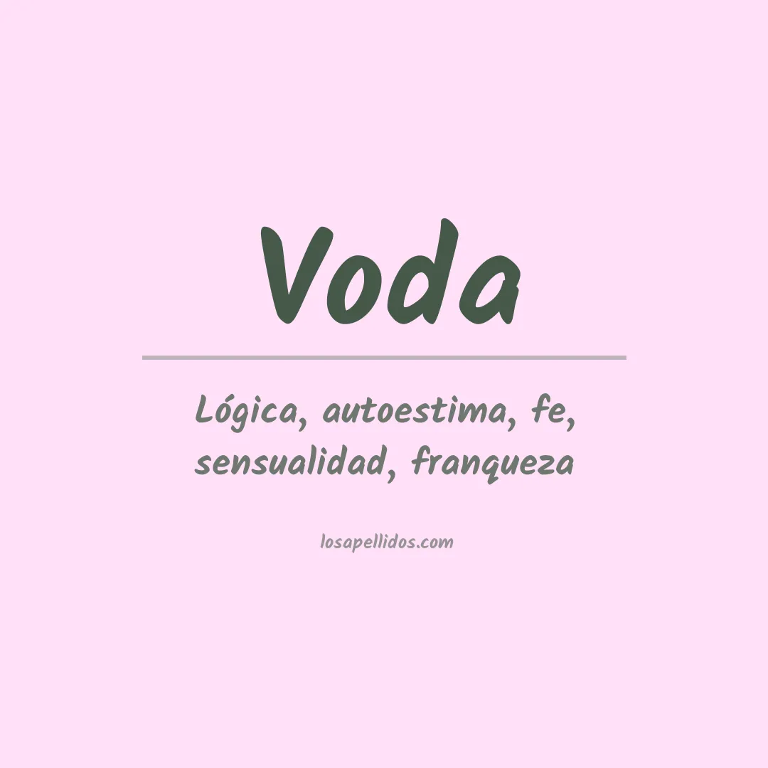 Apellido Voda