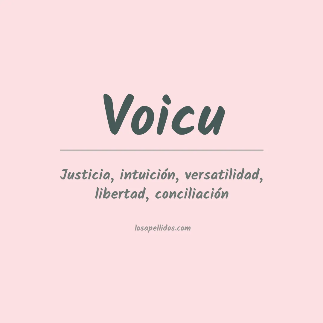 Apellido Voicu