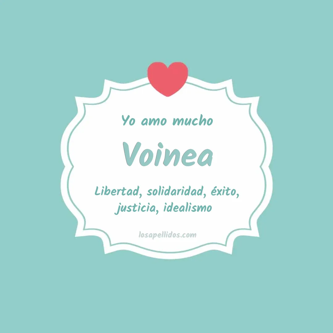 Yo amo mucho Voinea