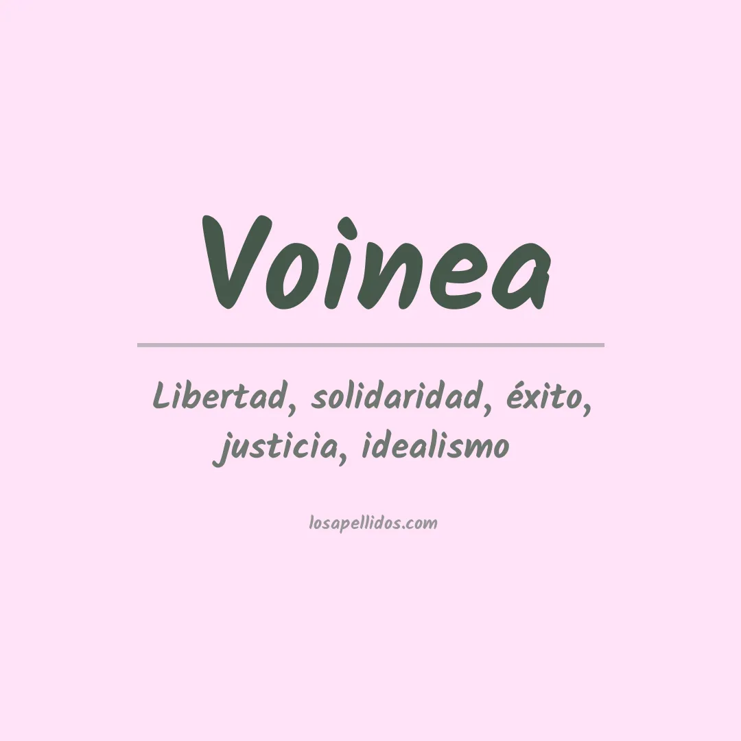 Apellido Voinea