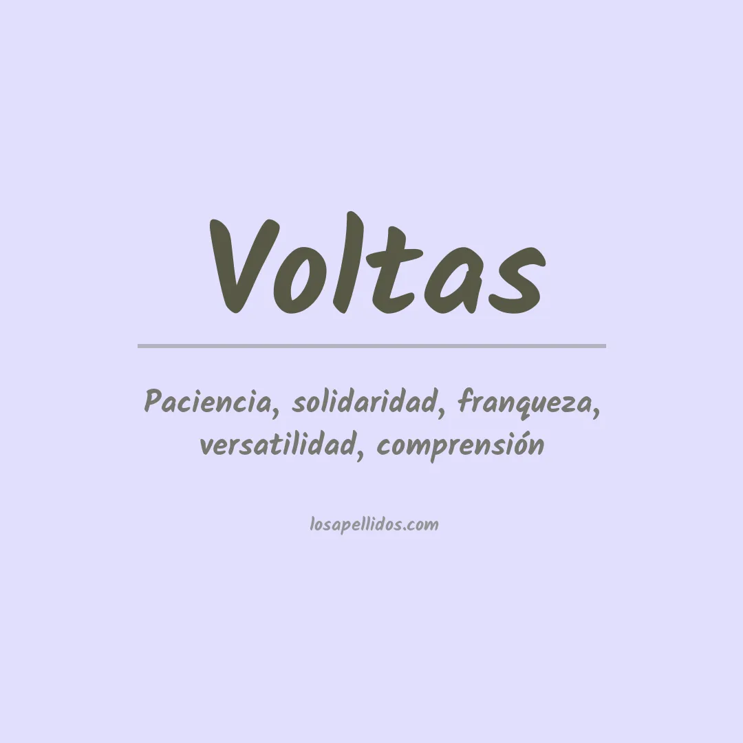 Apellido Voltas