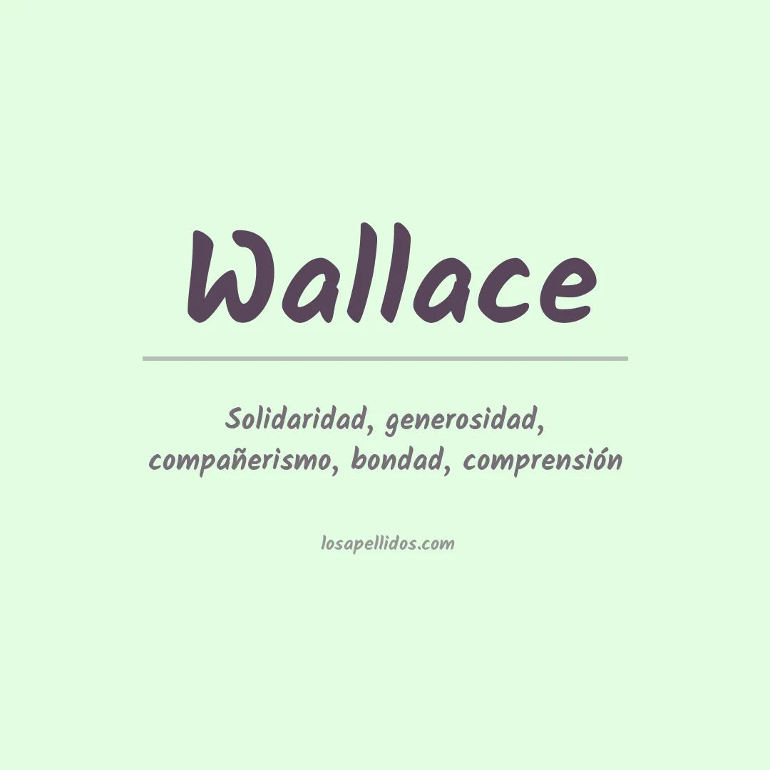 Apellido Wallace