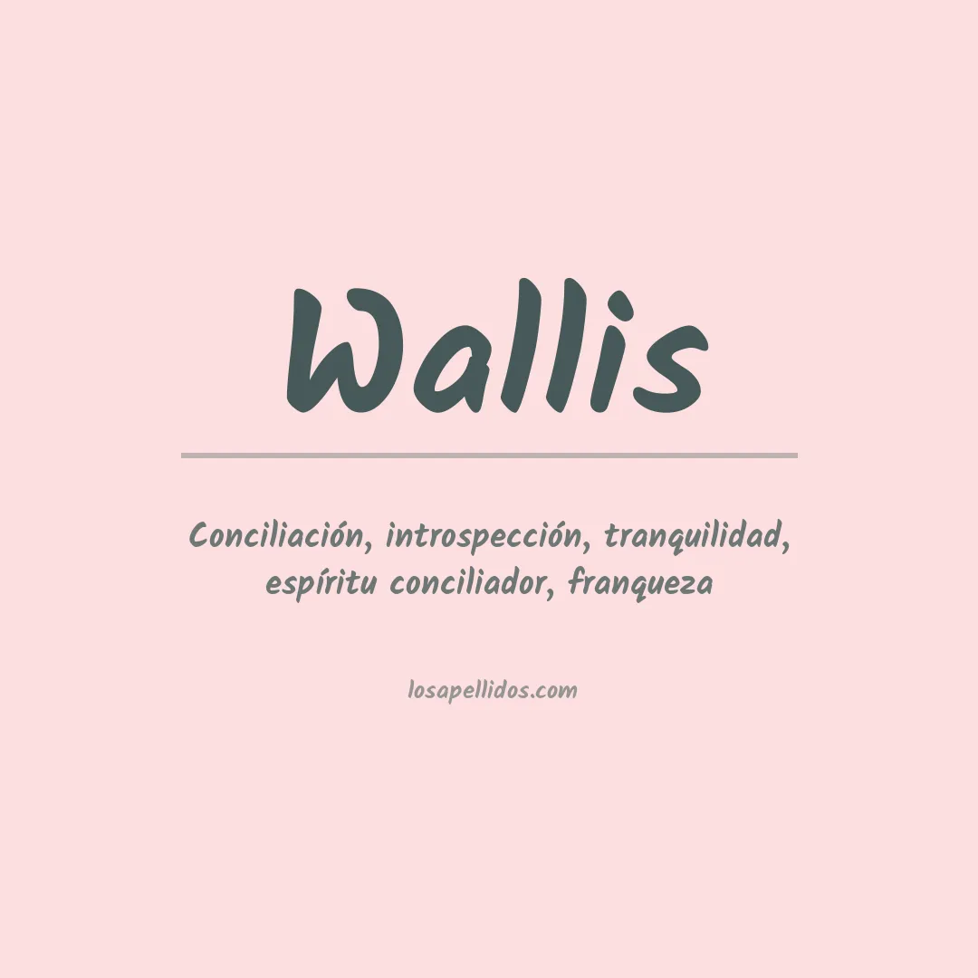 Apellido Wallis