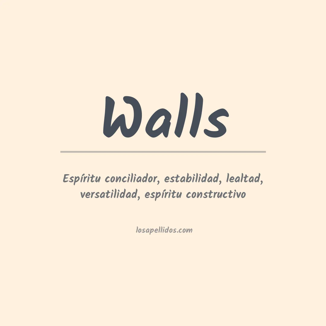 Apellido Walls
