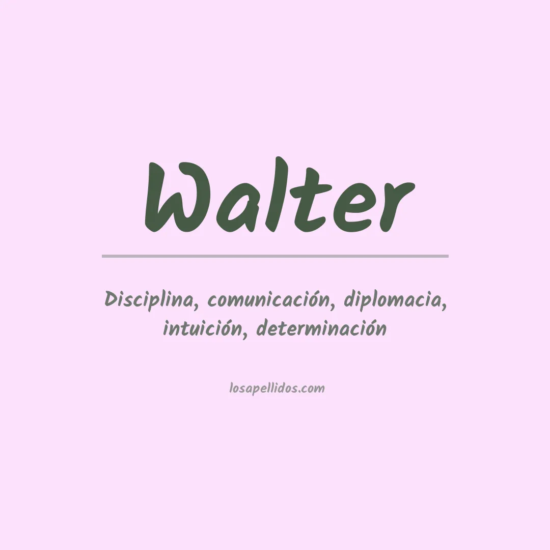 Apellido Walter