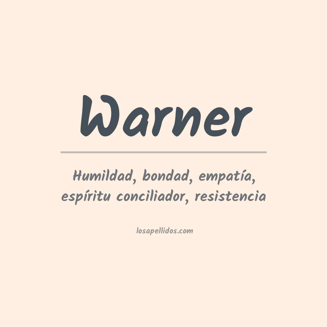 Apellido Warner