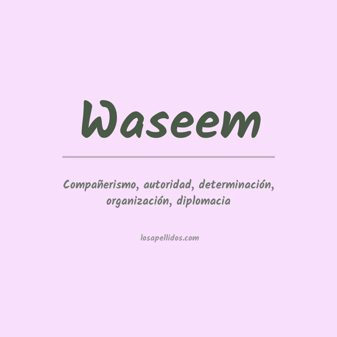 Apellido Waseem